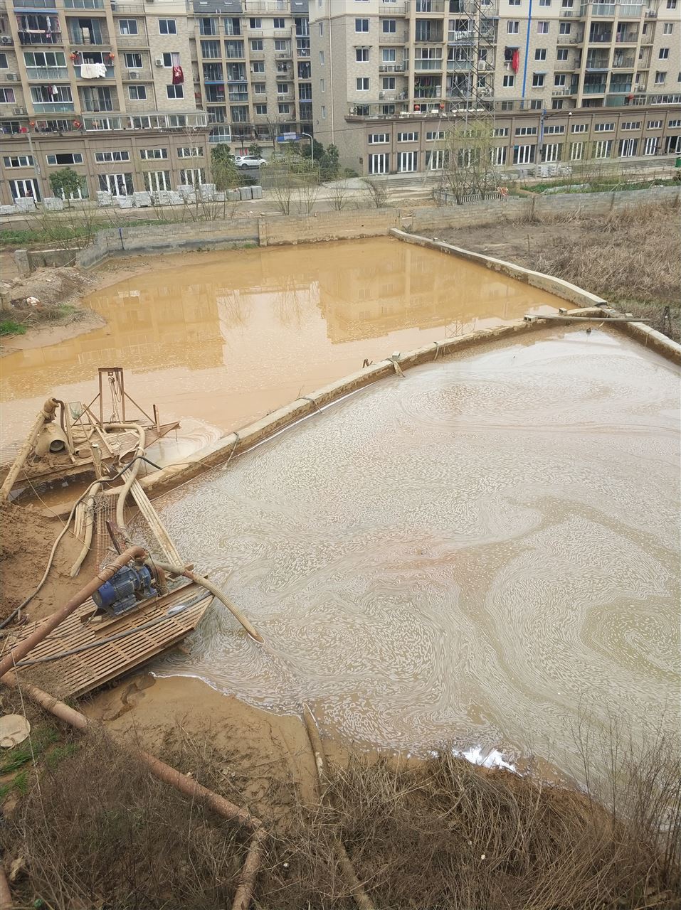 洛阳沉淀池淤泥清理-厂区废水池淤泥清淤